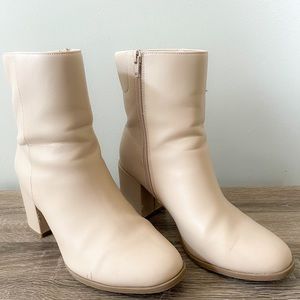Nude booties